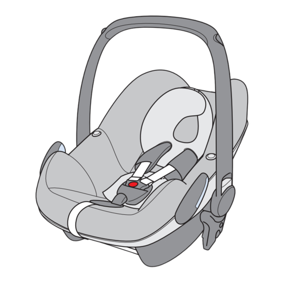 Dorel Bebe Confort Pebble Instructions For Use Manual