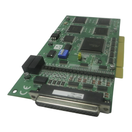 Advantech PCI-1784U User Manual