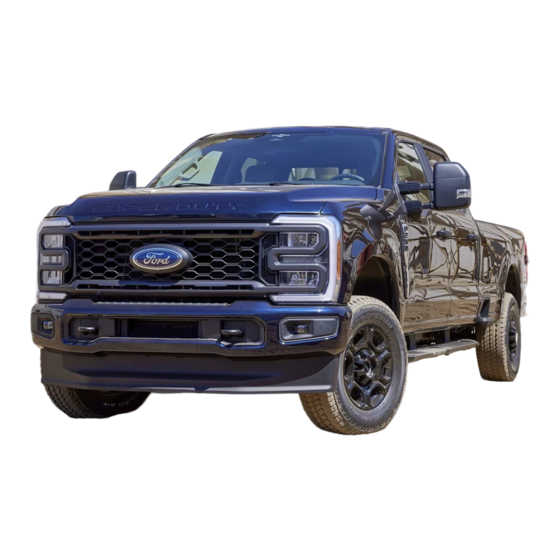 Ford SUPER DUTY 2024 Owner's Manual