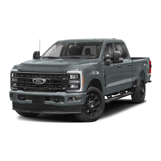 Ford SUPER DUTY 2024 Quick Reference Manual