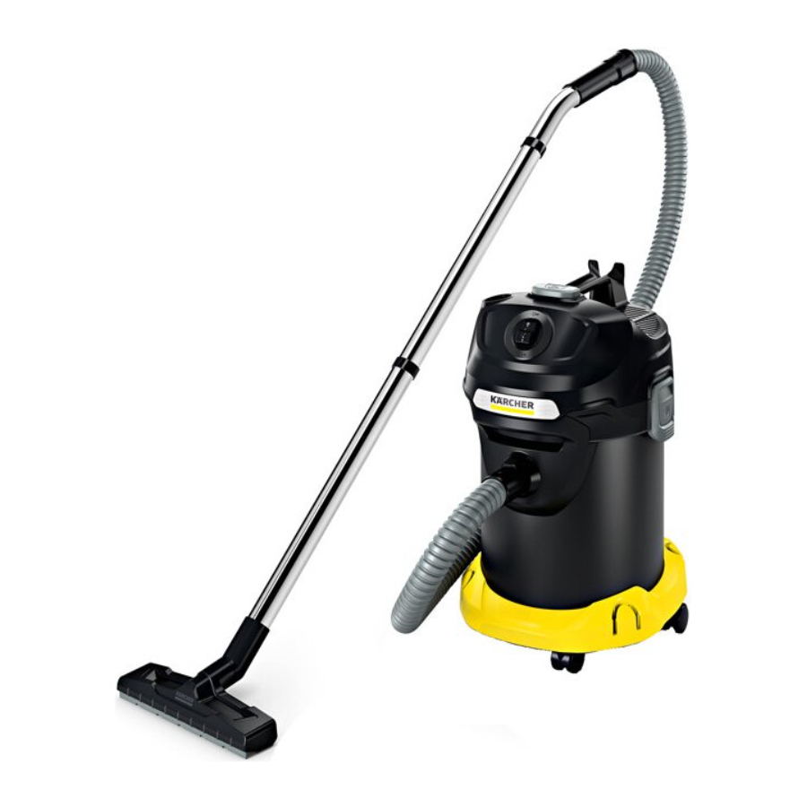 Kärcher AD 2, AD 4 Premium - Ash and Dry Vacuum Cleaner Manual