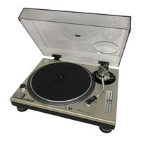 Technics SL- 1200MK2 Service Manual