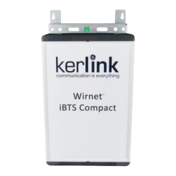 Kerlink Wirnet iBTS Compact Quick Start Manual