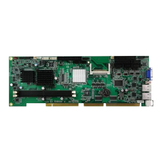 IBASE Technology IB827 User Manual