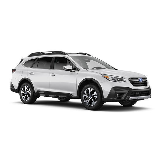 Subaru Outback 2020 Getting Started Manual