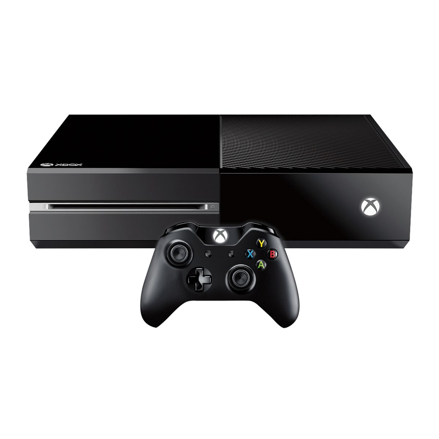 XBOX ONE Product Manual