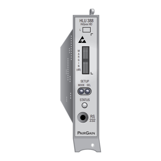 PairGain HIGAIN HLU-388 Manual