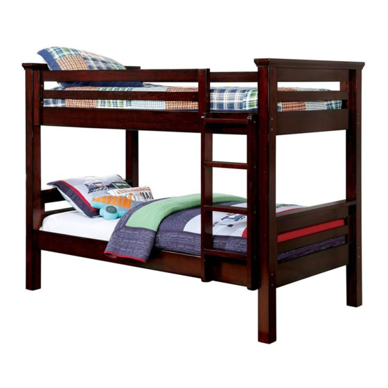 Furniture of America CM-BK450TT Bunk Bed Manuals