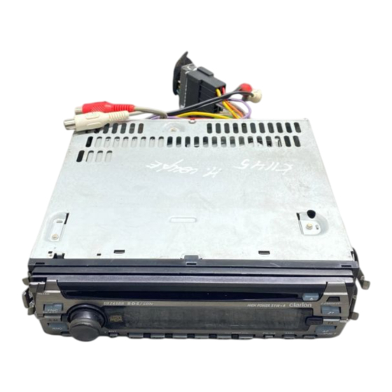 Clarion DXZ438R Service Manual
