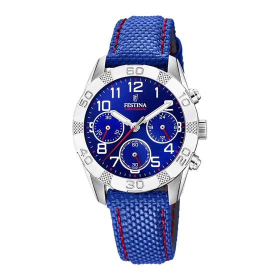 Festina IFM JS20 Instruction Manual