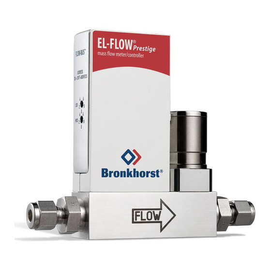 BRONKHORST EL-FLOW Prestige Quick Installation Manual