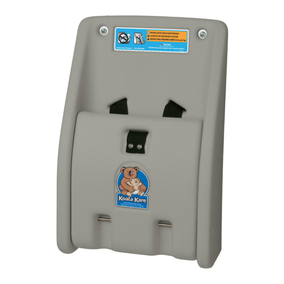Koala Kare KB102 Installation And Operation Instructions