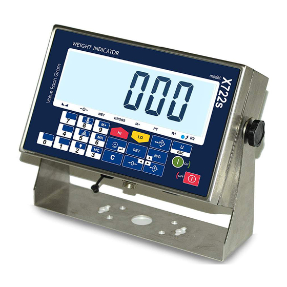 HiWeigh X722 User Manual
