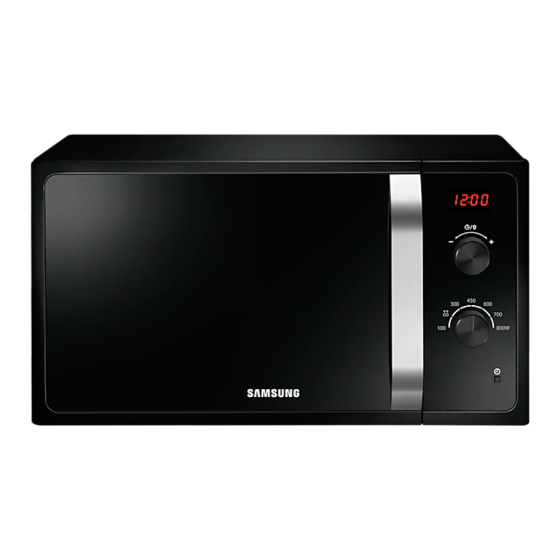 Samsung MS23F300E Series Owner's Instructions & Cooking Manual