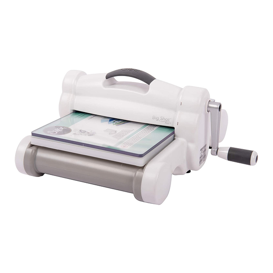 SIZZIX Big Shot Quick Start Manual