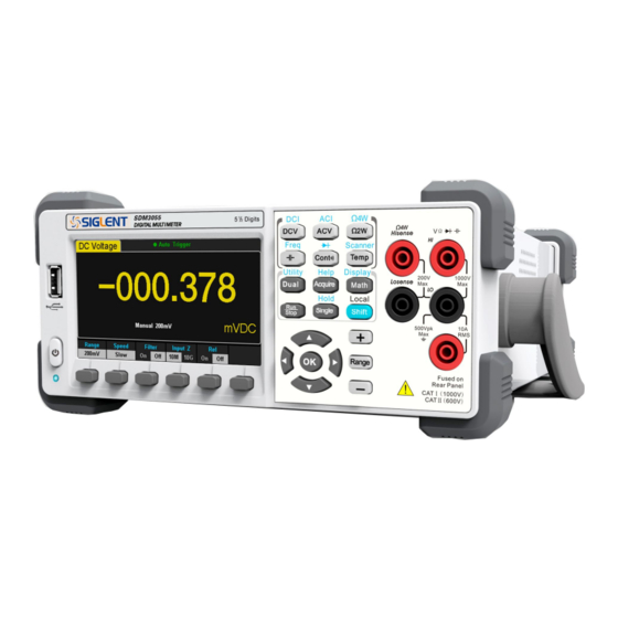 SIGLENT SDM3055A User Manual