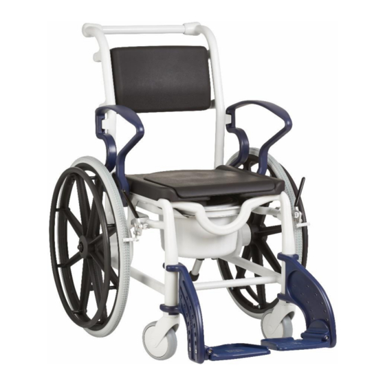 User Manuals: Rebotec 380 Series Shower Wheelchair