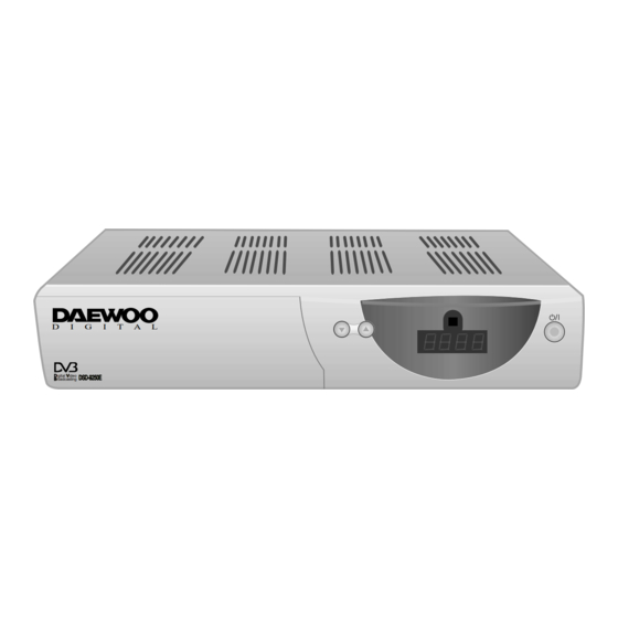 Daewoo DSD-9250E Manuals