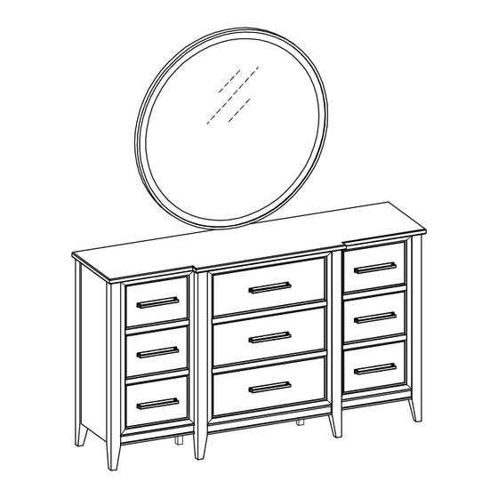 Furniture Values International aspenhome I631-464 Assembly Instructions