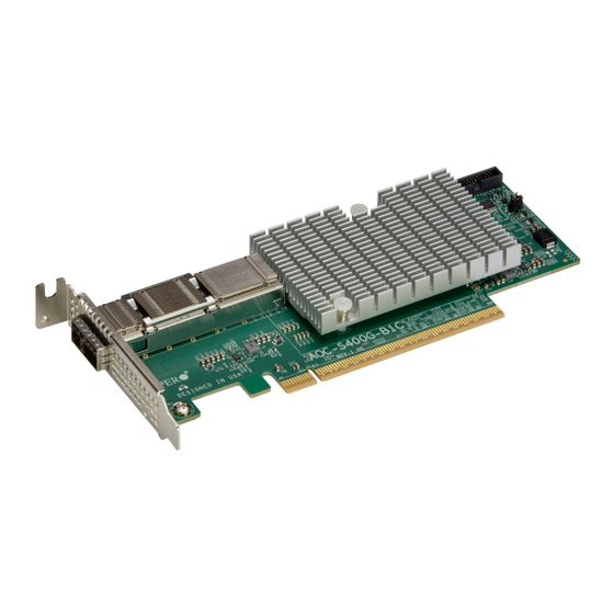 Supermicro AOC-S400G-B1C User Manual