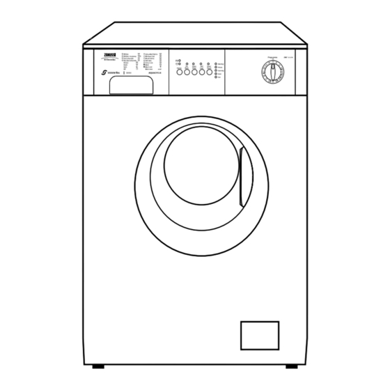 Electrolux Zanussi ZWF 1210W Instruction Booklet