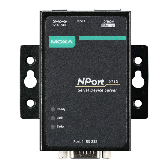 Moxa Technologies NPort 5110 Series User Manual