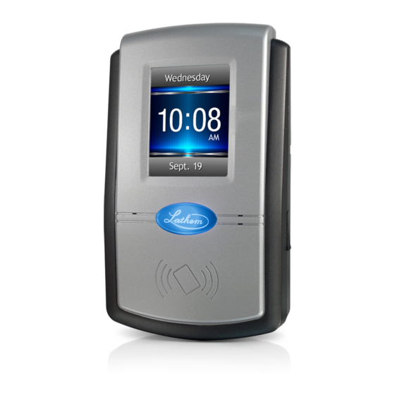 Lathem PC600 Quick Start Manual