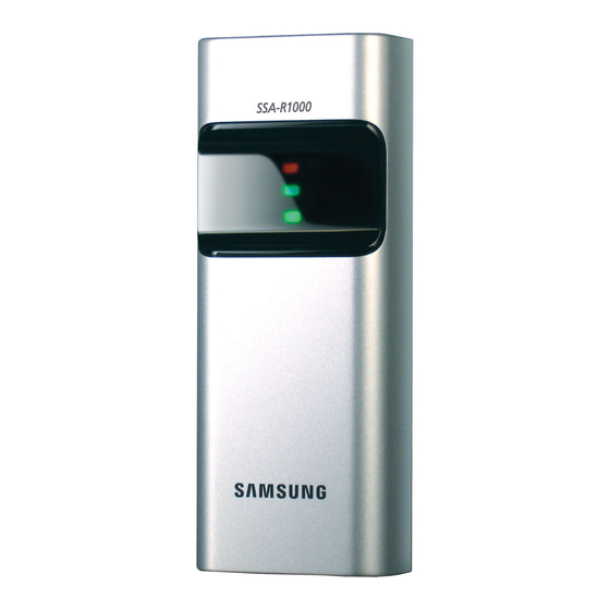 Samsung SSA-R1000 Manuals