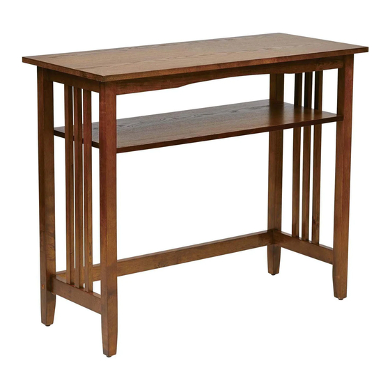OSP Home Furnishings SIERRA SRA07 Manual