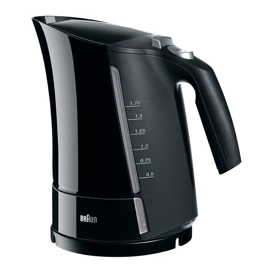 Braun Multiquick 5 / 3, WK 500, WK 311, WK 310, WK 300 Manual