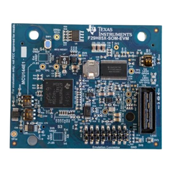 Texas Instruments controlSOM F29H85X User Manual