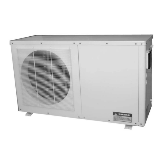 DURATECH SWIMMING POOL HEAT PUMP UNITS INSTALLATION INSTRUCTIONS MANUAL ...