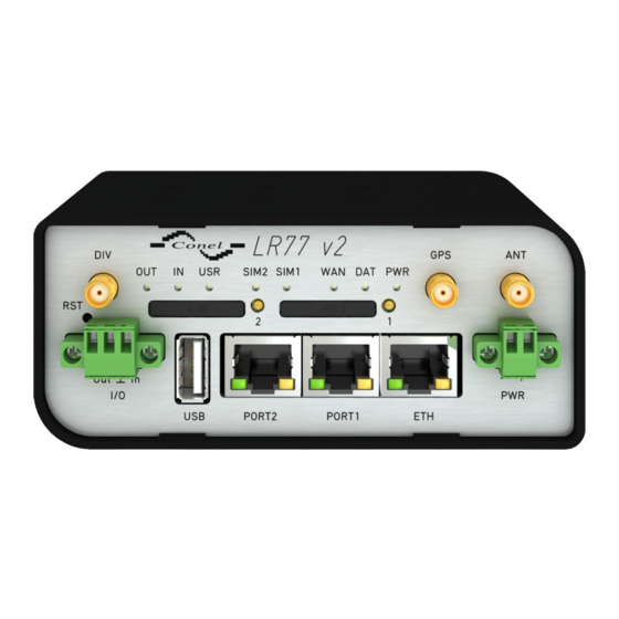Lucom lr77 v2 Configuration Manual