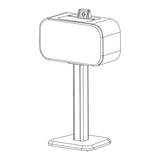 Clas Ohlson iWood 55 BT STAND Instruction Manual