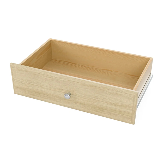 Easy Track Deluxe Drawer Assembly Instructions Manual