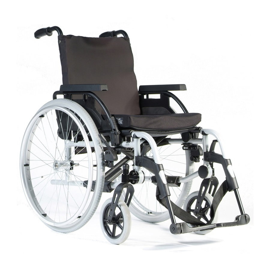 Sunrise Medical Breezy BasiX Directions For Use Manual