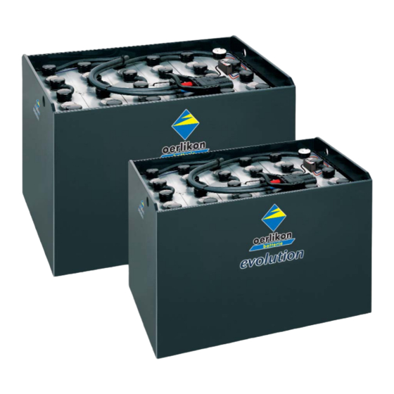 EnerSys Oerlikon Evolution Instructions