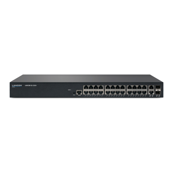 Lancom GS-2326+ Installation Manual