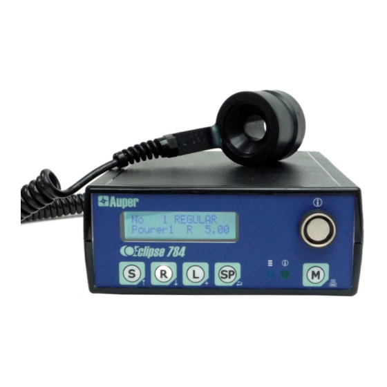 Auper Eclipse 784 B Quick User Manual