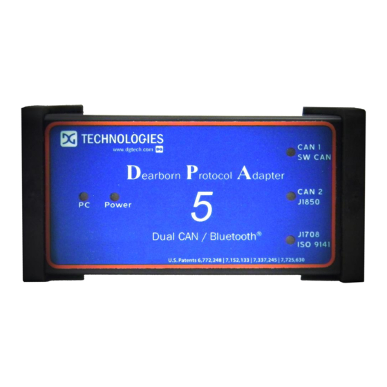 DG Technologies DPA 5 Series Installation And User Manual
