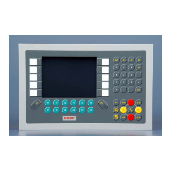Beckhoff CP6909 Installation And Operating Instructions Manual