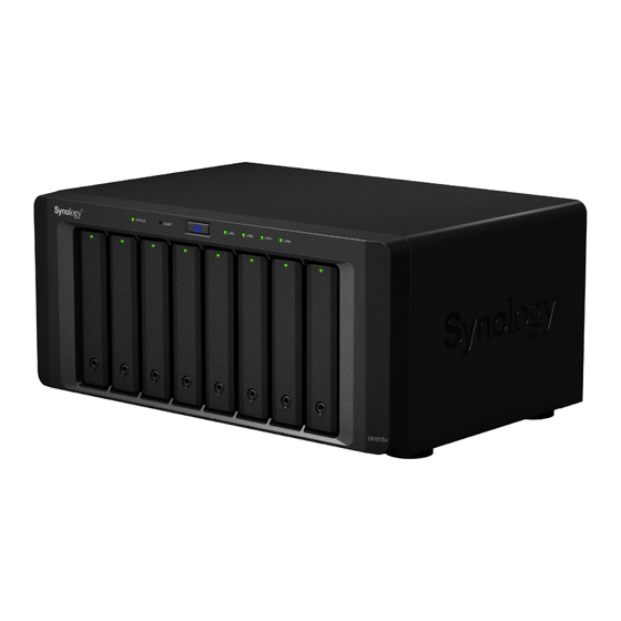 Synology DiskStation DS1815+ Quick Installation Manual