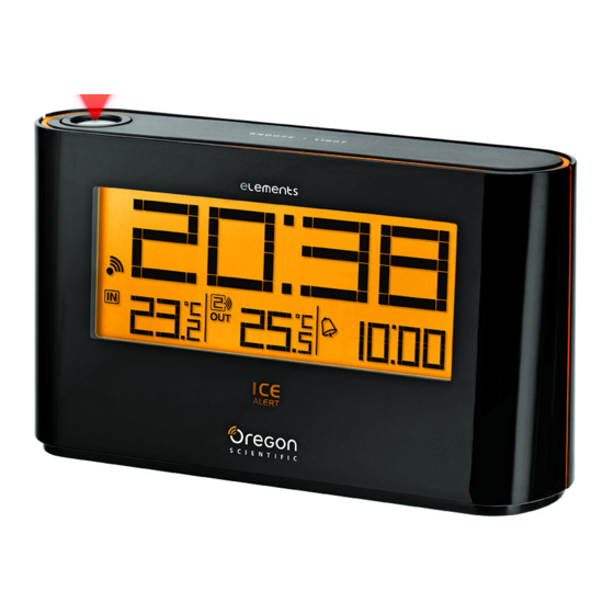 Oregon Scientific EW98 - Projection Alarm Clock Manual
