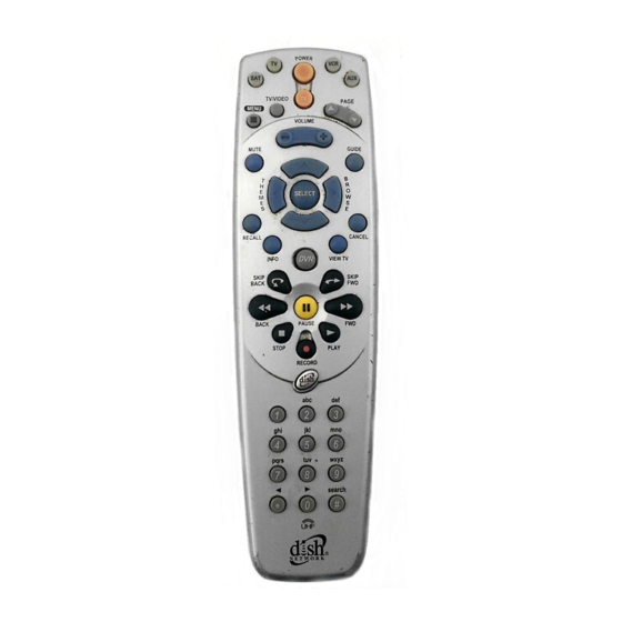 Dish Network Platinum Remote Control Manuals