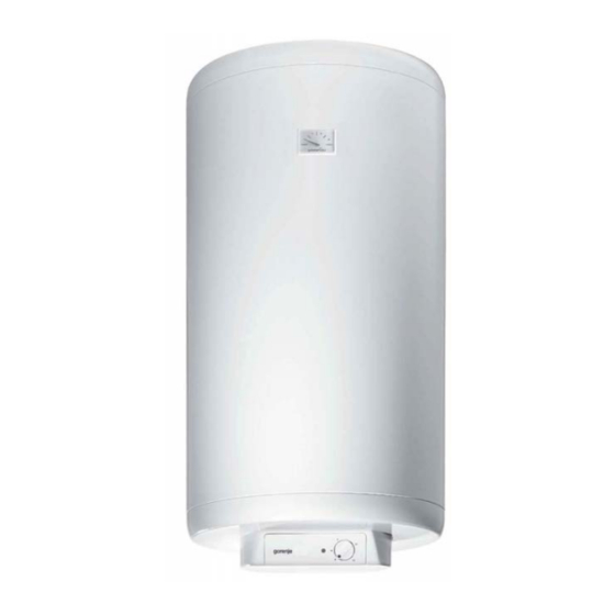 Gorenje GBK (V) User Manual