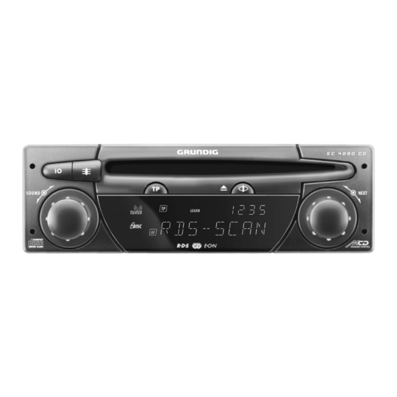 Grundig EC 4790 CD Service Manual