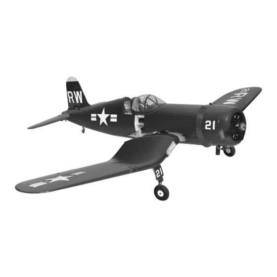 Phoenix Model f4u corsair Instruction Manual