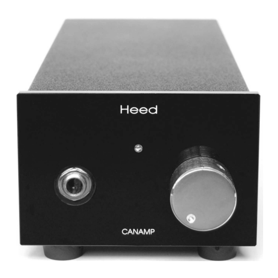 HEED CanAmp Owner's Manual