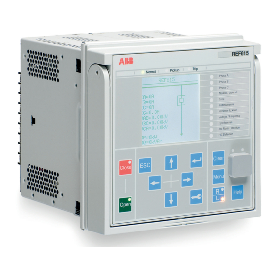 ABB 615 Series Quick Installation Manual