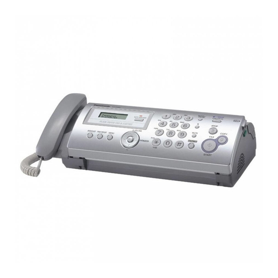 Panasonic KX-FP218 Service Manual